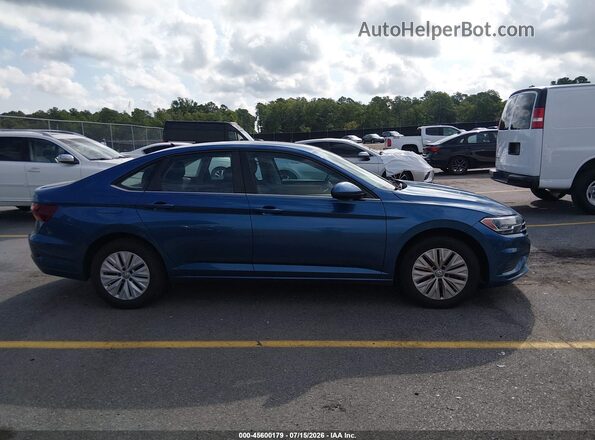 3VWC57BU9KM040372 2019 VOLKSWAGEN JETTA Синий Вид задней части салона