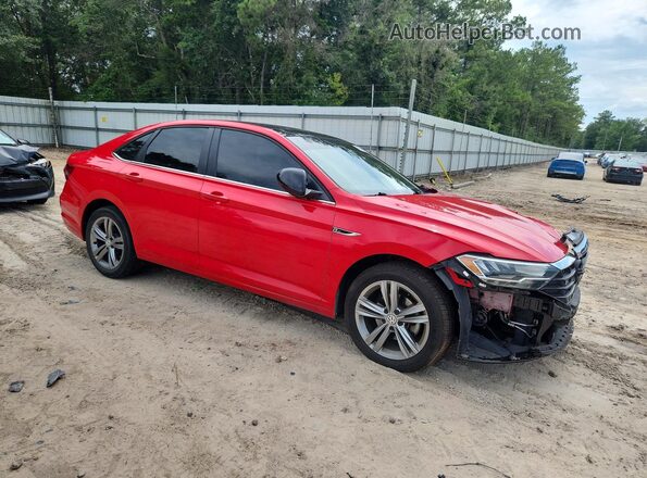 3VWC57BU9KM107049 2019 VOLKSWAGEN JETTA Красный Передняя правая четверть