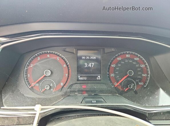 3VWC57BU9KM107049 2019 VOLKSWAGEN JETTA Красный Вид щитка приборов