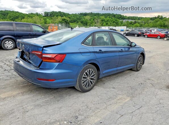 3VWC57BU9KM121971 2019 VOLKSWAGEN JETTA Blue Tył prawy