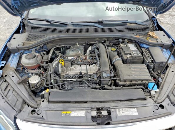 3VWC57BU9KM121971 2019 VOLKSWAGEN JETTA Blue Widok wnętrza z tyłu