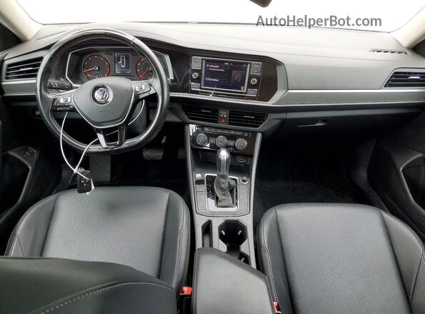 3VWC57BU9KM121971 2019 VOLKSWAGEN JETTA Blue Widok deski rozdzielczej