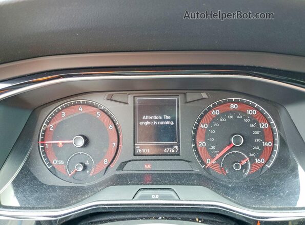 3VWC57BU9KM121971 2019 VOLKSWAGEN JETTA Blue Widok zestawu wskaźników