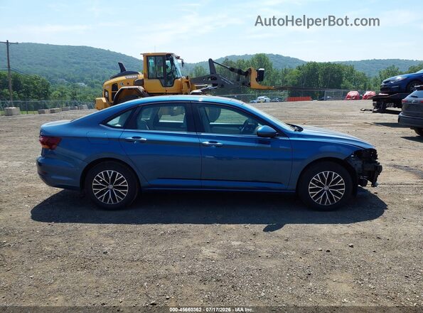 3VWC57BU9KM206616 2019 VOLKSWAGEN JETTA Light Blue Widok wnętrza z tyłu