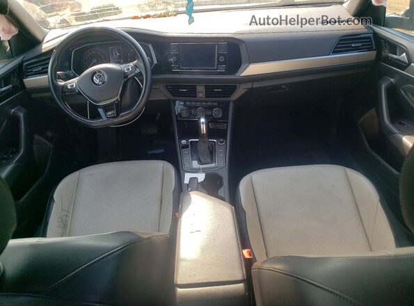 3VWC57BU9LM089377 2020 VOLKSWAGEN JETTA Black წინა პანელის ხედი