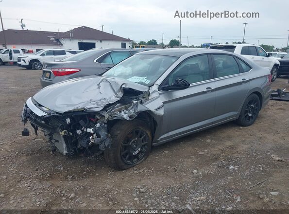3VWC57BU9MM014941 2021 VOLKSWAGEN JETTA Серебряный Передняя левая четверть