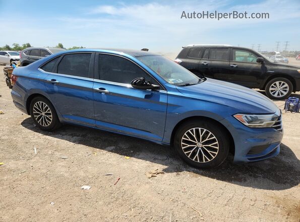 3VWC57BUXKM057097 2019 VOLKSWAGEN JETTA Blue Engine compartment view