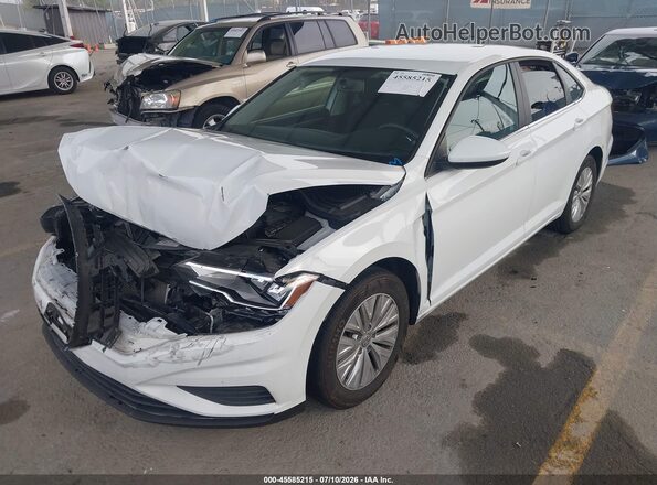 3VWC57BUXKM059576 2019 VOLKSWAGEN JETTA Белый Передняя левая четверть
