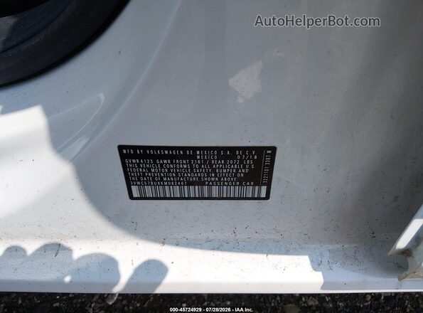 3VWC57BUXKM082467 2019 VOLKSWAGEN JETTA White Engine compartment view