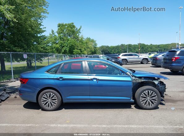 3VWC57BUXKM089337 2019 VOLKSWAGEN JETTA Синий Вид задней части салона