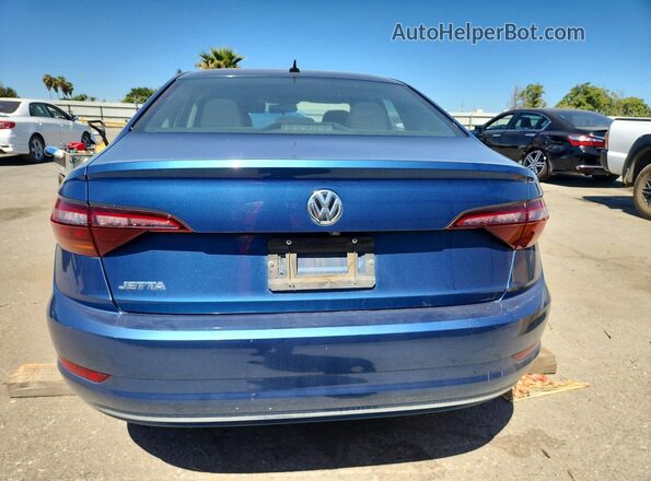 3VWC57BUXKM090701 2019 VOLKSWAGEN JETTA Blue Widok z tyłu