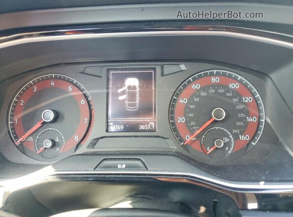 3VWC57BUXKM178826 2019 VOLKSWAGEN JETTA Белый Вид щитка приборов
