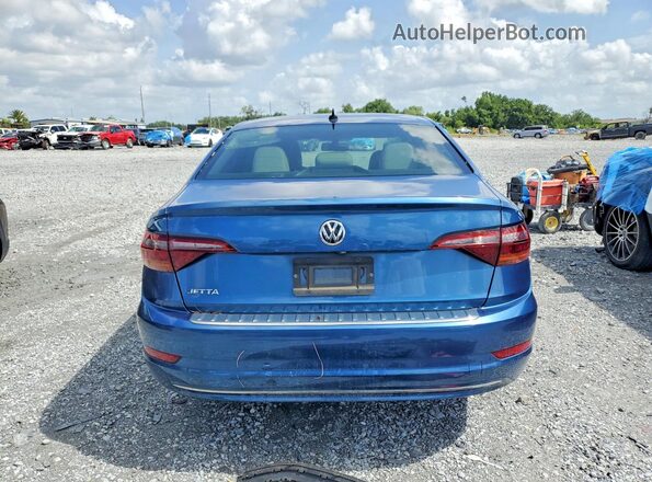 3VWC57BUXKM190796 2019 VOLKSWAGEN JETTA Синий Вид сзади