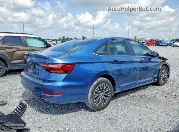 3VWC57BUXKM190796 2019 VOLKSWAGEN JETTA Синий Задняя правая четверть