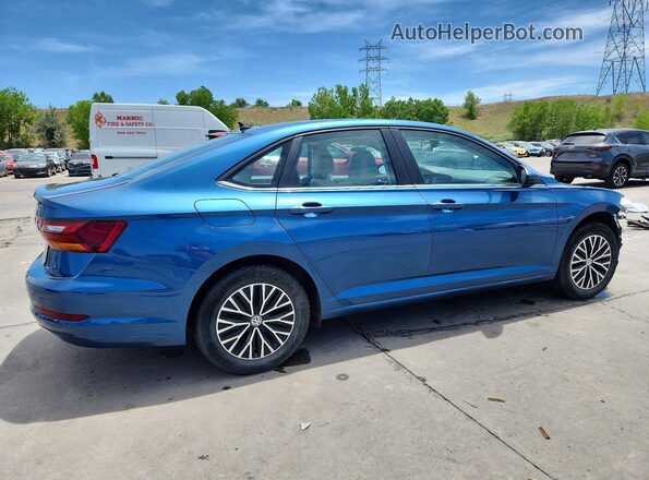 3VWC57BUXKM201165 2019 VOLKSWAGEN JETTA Blue Tył prawy