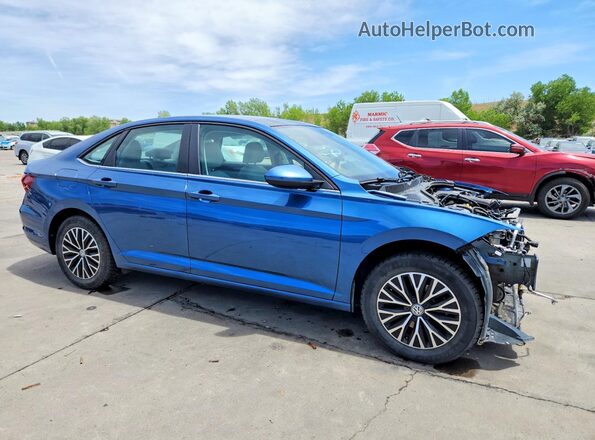 3VWC57BUXKM201165 2019 VOLKSWAGEN JETTA Blue Przód prawy