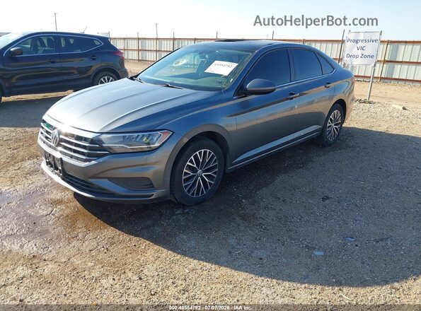 3VWC57BUXMM005682 2021 VOLKSWAGEN JETTA Gray Передня ліва чверть