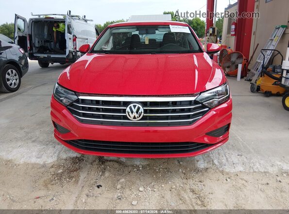 3VWC57BUXMM039976 2021 VOLKSWAGEN JETTA Red ხელსაწყოთა პანელის ხედი