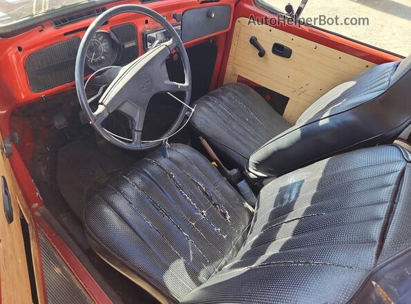 3VWCA21C3XM442001 1972 VOLKSWAGEN BEETLE Orange Dashboard view