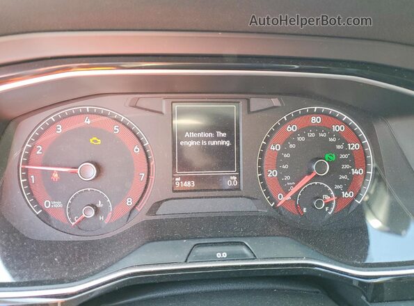 3VWCB7BU0LM014544 2020 VOLKSWAGEN JETTA Silver Instrument cluster view