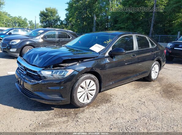 3VWCB7BU0LM062805 2020 VOLKSWAGEN JETTA Black წინა მარცხენა ხედი სამი მეოთხედიდან