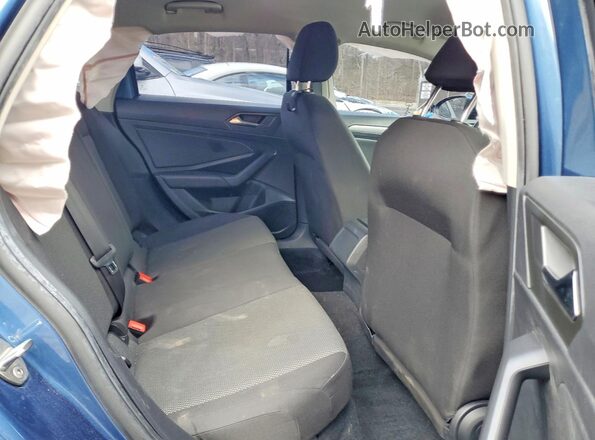 3VWCB7BU1LM033345 2020 VOLKSWAGEN JETTA Blue Rear seats view
