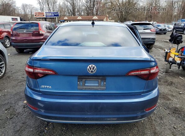 3VWCB7BU1LM033345 2020 VOLKSWAGEN JETTA Blue Rear view