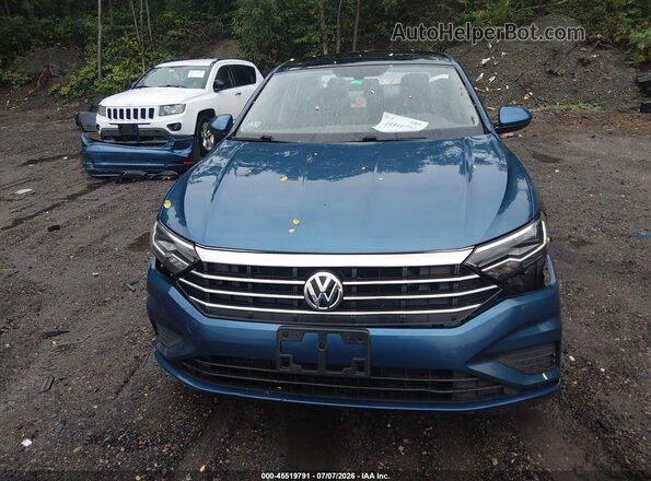 3VWCB7BU2LM015338 2020 VOLKSWAGEN JETTA Blue უკანა სალონის ხედი