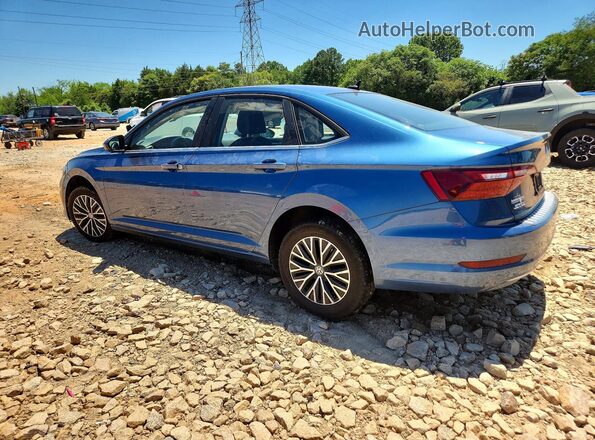 3VWCB7BU2LM033385 2020 VOLKSWAGEN JETTA Blue Задня ліва чверть