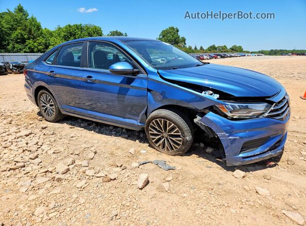 3VWCB7BU2LM033385 2020 VOLKSWAGEN JETTA Blue Передня права чверть
