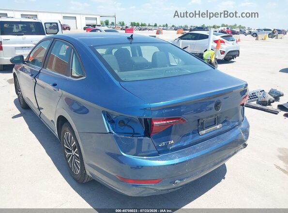 3VWCB7BU3KM243606 2019 VOLKSWAGEN JETTA Blue Tył lewy