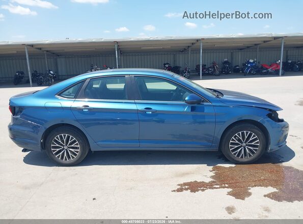 3VWCB7BU3KM243606 2019 VOLKSWAGEN JETTA Blue Widok wnętrza 360 stopni
