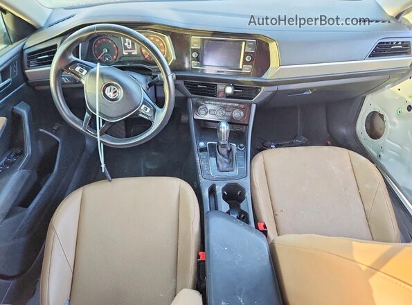 3VWCB7BU3KM248580 2019 VOLKSWAGEN JETTA White Widok deski rozdzielczej