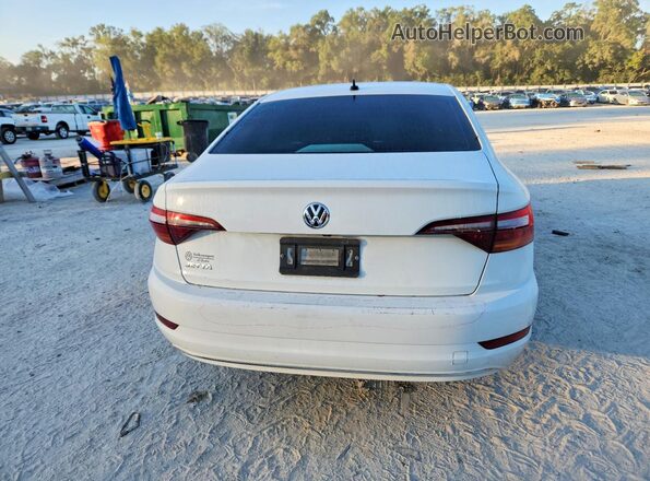 3VWCB7BU3KM248580 2019 VOLKSWAGEN JETTA White Widok z tyłu