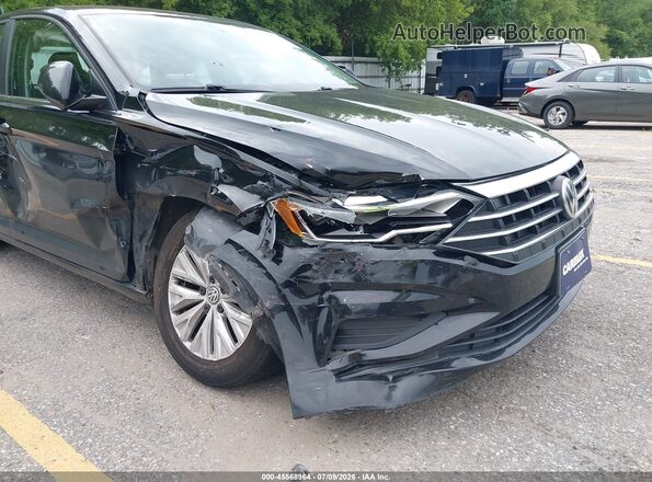 3VWCB7BU4LM032593 2020 VOLKSWAGEN JETTA Black Widok z przodu