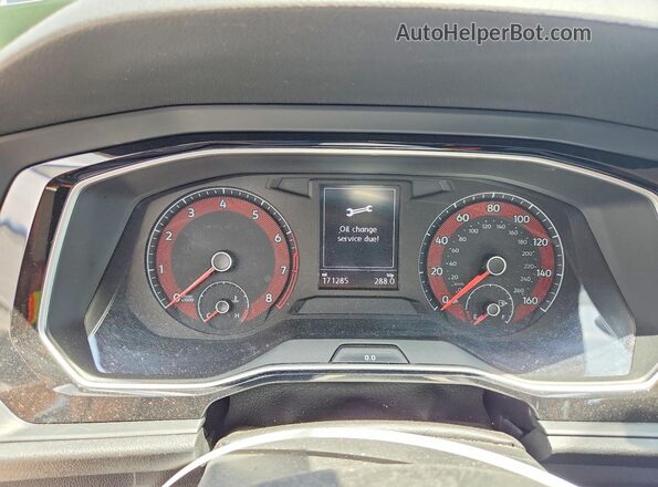 3VWCB7BU5LM014331 2020 VOLKSWAGEN JETTA Black Instrument cluster view