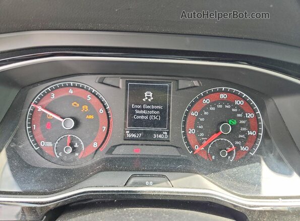 3VWCB7BU5LM018637 2020 VOLKSWAGEN JETTA White Widok zestawu wskaźników