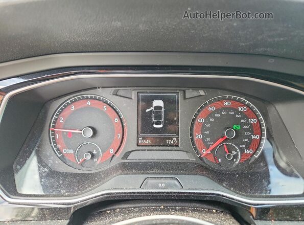 3VWCB7BU5LM035101 2020 VOLKSWAGEN JETTA Black Սարքավորումների վահանակի տեսք