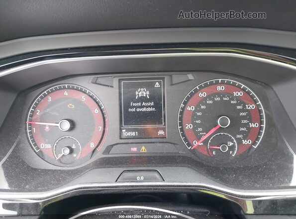 3VWCB7BU6KM170232 2019 VOLKSWAGEN JETTA Серый Вид задних сидений