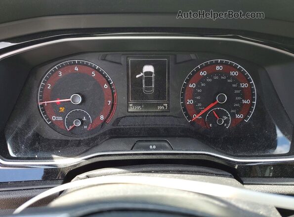 3VWCB7BU6KM236343 2019 VOLKSWAGEN JETTA White Սարքավորումների վահանակի տեսք