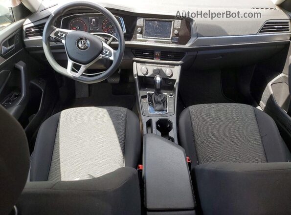 3VWCB7BU6KM236343 2019 VOLKSWAGEN JETTA White Առջևի վահանակի տեսք