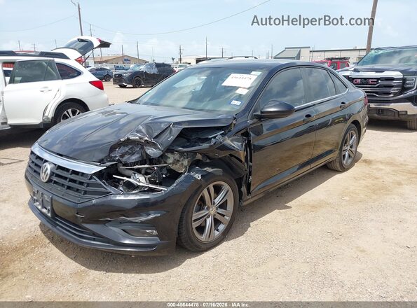 3VWCB7BU6KM250341 2019 VOLKSWAGEN JETTA Black Передня ліва чверть