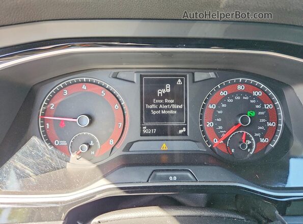 3VWCB7BU6KM268595 2019 VOLKSWAGEN JETTA Gray Instrument cluster view