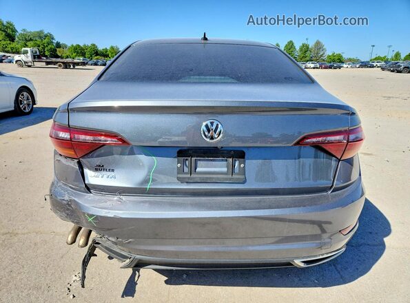 3VWCB7BU6KM268595 2019 VOLKSWAGEN JETTA Gray Rear view