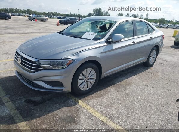 3VWCB7BU6LM059827 2020 VOLKSWAGEN JETTA Silver Vista tres cuartos delantera izquierda