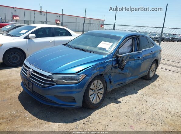 3VWCB7BU6LM075493 2020 VOLKSWAGEN JETTA Navy წინა მარცხენა ხედი სამი მეოთხედიდან