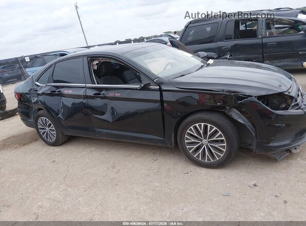 3VWCB7BU7KM185516 2019 VOLKSWAGEN JETTA Black Вид салону спереду
