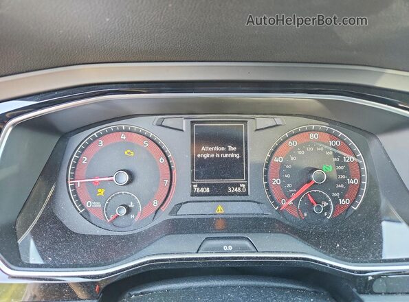 3VWCB7BU7KM186245 2019 VOLKSWAGEN JETTA Black Widok zestawu wskaźników