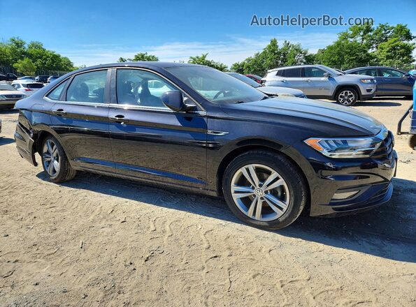 3VWCB7BU7KM186245 2019 VOLKSWAGEN JETTA Black Przód prawy