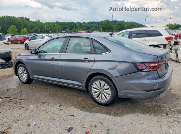3VWCB7BU7KM204498 2019 VOLKSWAGEN JETTA Gray Rear left